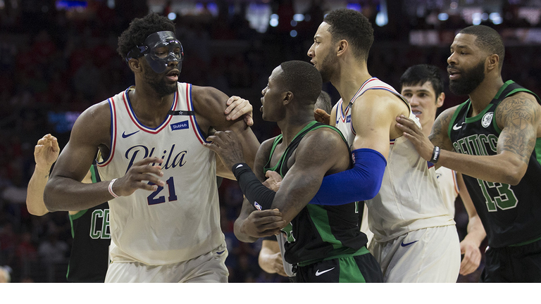 terry rozier joel embiid feud nba boston celtics