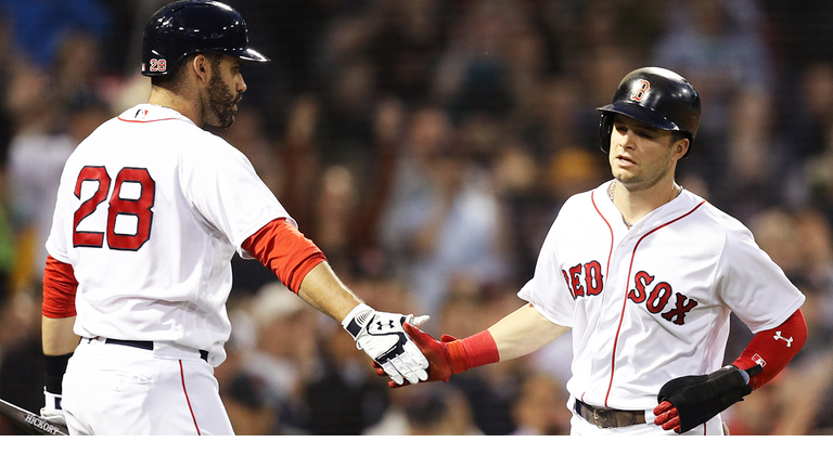 andrew benintendi j.d. martinez mlb boston red sox