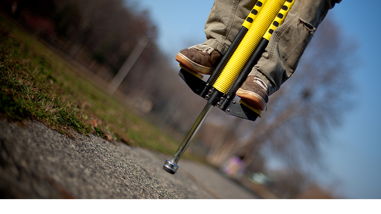 pogo stick jump generic stock