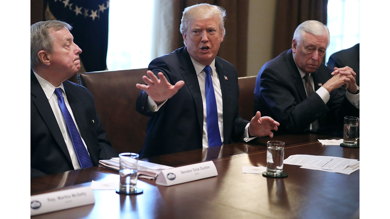 President Trump Meets With Bipartisan Group Of Senators On Immigration (Photo by Chip Somodevilla/Getty)