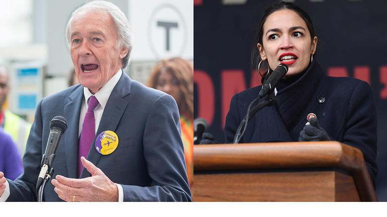 ed markey alexandria ocasio cortez aoc