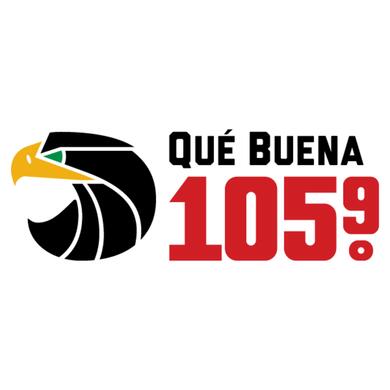 Qué Buena 105.9 FM logo