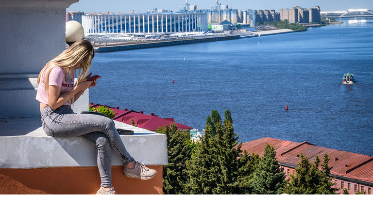 girl on phone