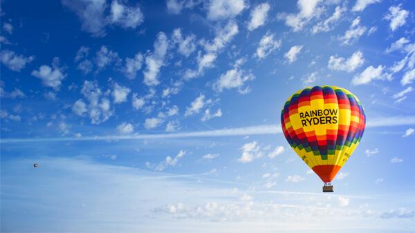 Hot Air Balloon Ride for two from Rainbow Ryders