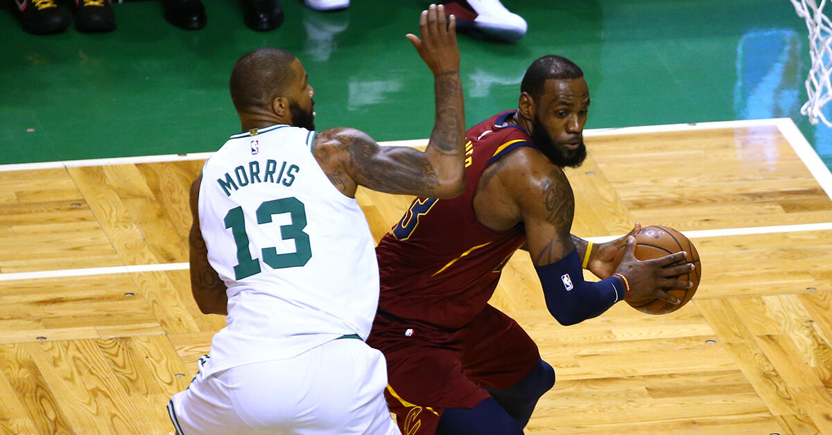 Celtics' Marcus Morris Thrives Defending LeBron James - Thumbnail Image