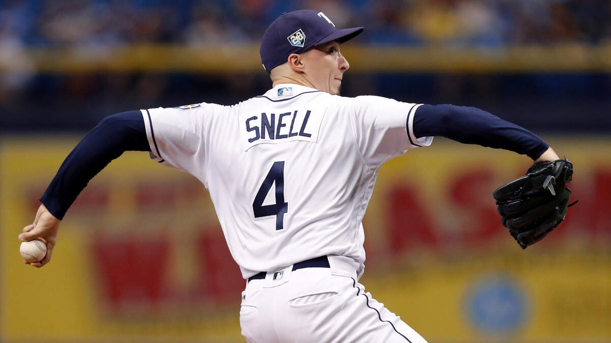 Blake Snell Tampa Bay Rays Youth Replica Player Jersey - White