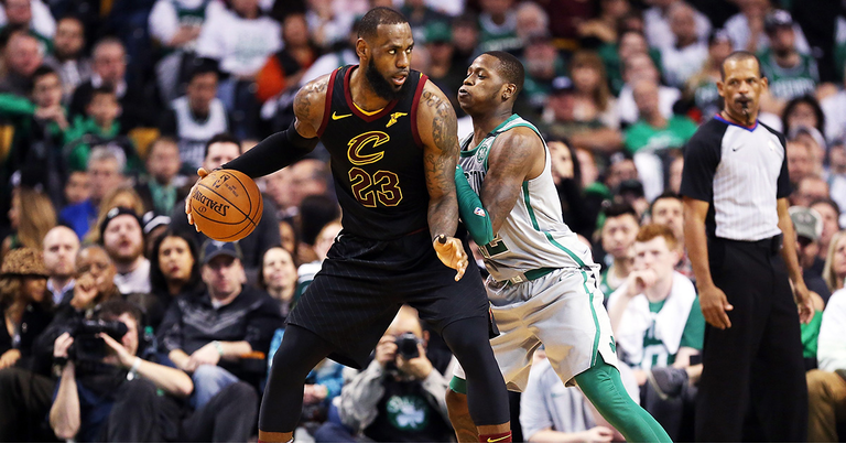 LeBron James cavaliers cleveland nba boston celtics