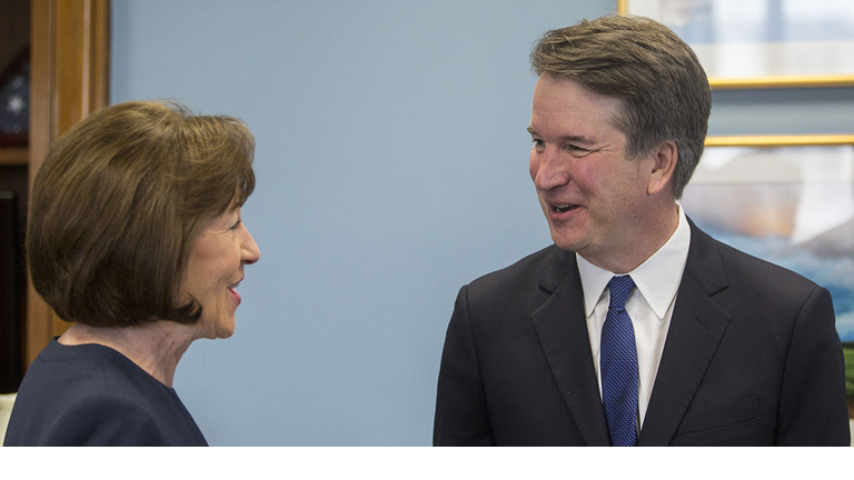 senator sen. susan collins brett kavanaugh supreme court
