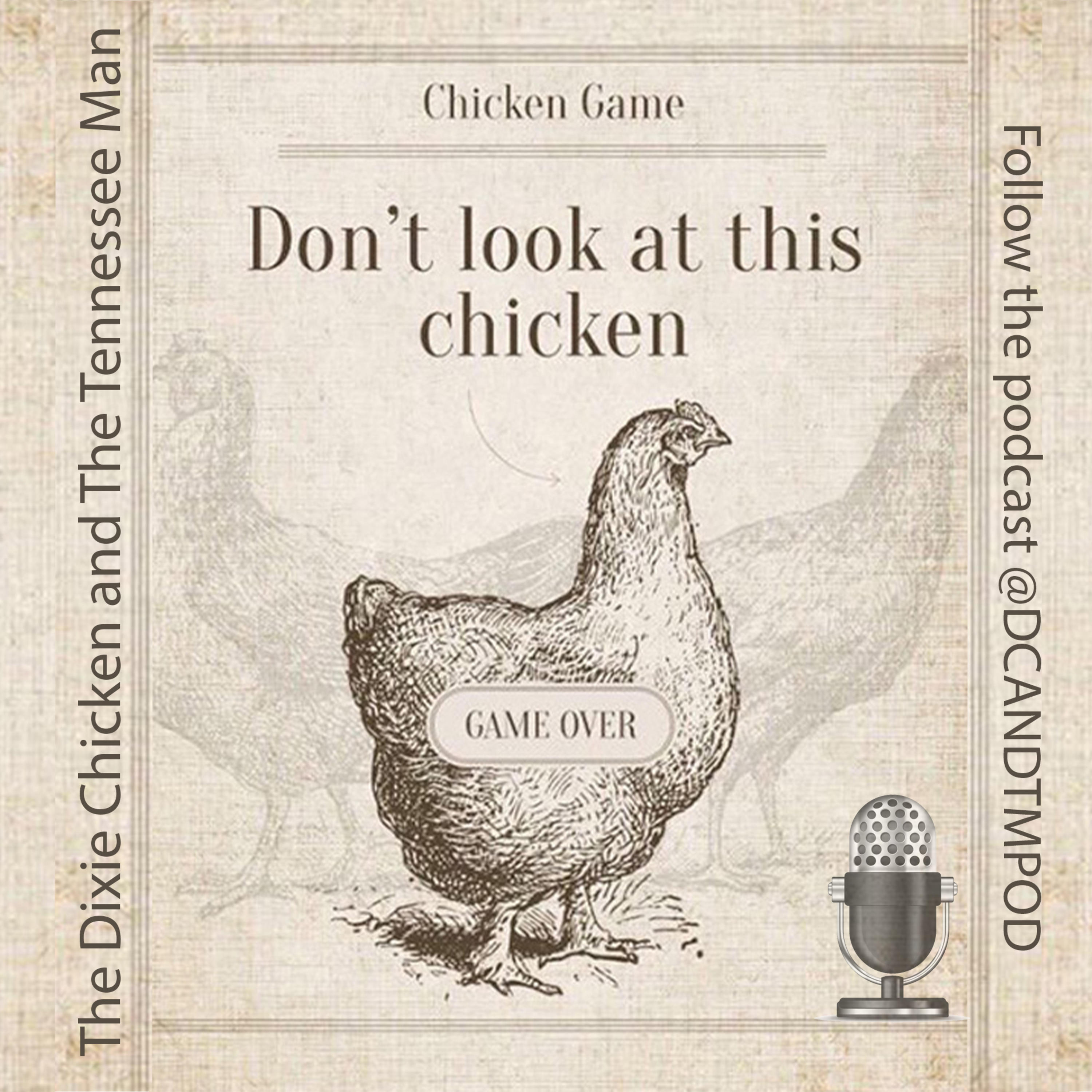 Look at this. Картинка с курицей game over.