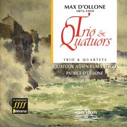 Quatuor en mi mineur pour piano & cordes: Finale allegro
