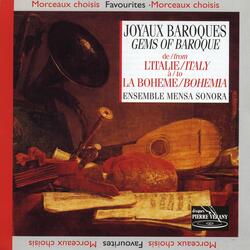 Mensa Sonora Pars n°3 pour 2 violons & basse continue : Gaillarde Sarabande  Aria  Chaconne  Sonatine