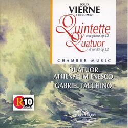 Quintette pour piano & cordes, Op. 42 : 3ème mouvement, allegro molto risoluto