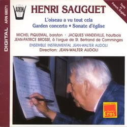 Garden concerto pour harmonica et orchestre à cordes (Version pour hautbois) : Allegro vivace e scherzando