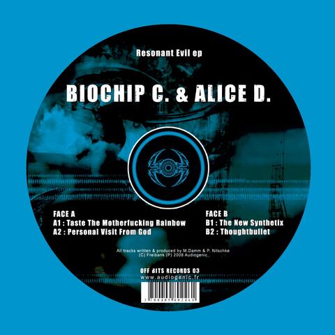 Biochip C., Alice D