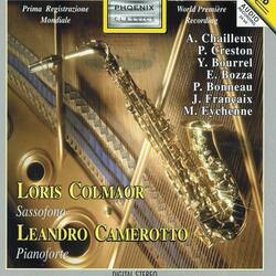 Sonate pour saxophone et piano : I. Rondo