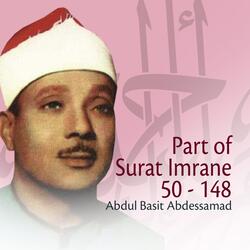 Part of Surat imrane 50 - 148