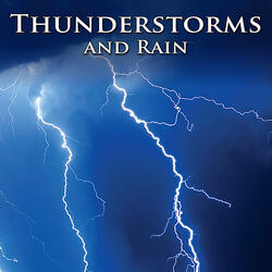 Night Storm: Light Rain MP3 w/ Scattered Heavy Thunder Storms & Lightning