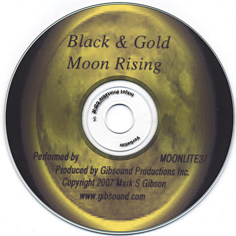 Black & Gold Moon Rising