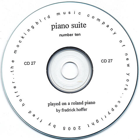 CD 27 Piano Suite Number Ten