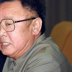 Kim Jong Il Looking At Things