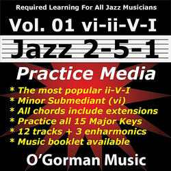 Jazz 2-5-1, Vol. 01 (B-Cb Major) [Backing-Track]
