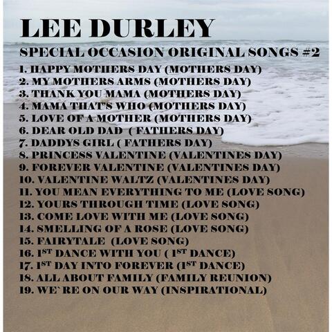 Special Occasion Original Songs #2