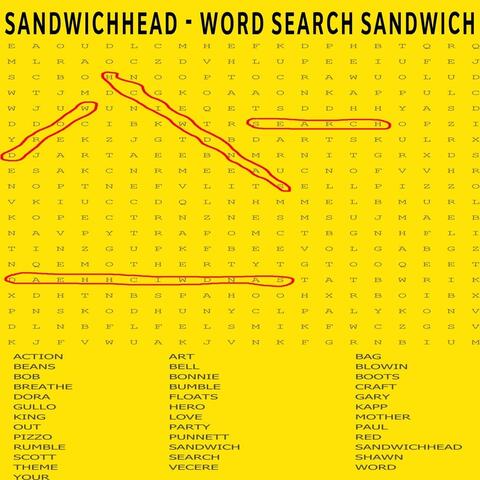 Word Search Sandwich