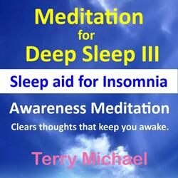 Meditation for Deep Sleep III: Sleep Aid for Insomnia. Awareness Meditation – Clears Thoughts That Keep You Awake.