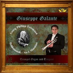 G.P. Telemann: Heldenmusik in D Major for Trumpet, Organ and Timpani, No. 1: Maestoso