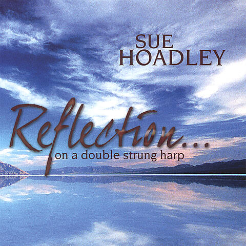 Reflection on a double strung harp