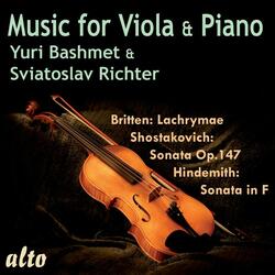 Viola Sonata in F, Op. 11, No. 4: II. Theme with Variations