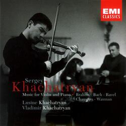 Brahms: Violin Sonata No. 3 in D Minor, Op. 108: I. Allegro