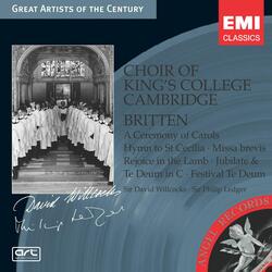 Britten: Rejoice in the Lamb, Op. 30: V. For I Am Under the Same Accusation with My Saviour