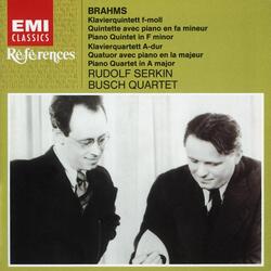 Brahms: Piano Quartet No. 2 in A Major, Op. 26: I. Allegro non troppo