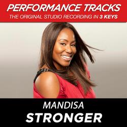 Stronger (Medium Key Performance Track With Background Vocals)
