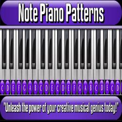 Advanced Note Piano Pattern 002
