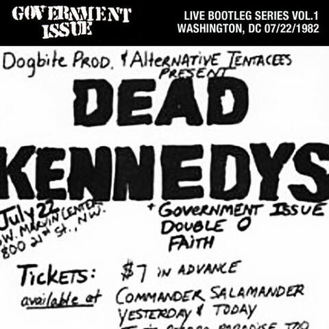 Live Bootleg Series Vol. 1: 07/22/1982 Washington, DC @ George Washington University
