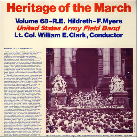 Heritage of the March, Vol. 68: The Music of Hildreth and Myers