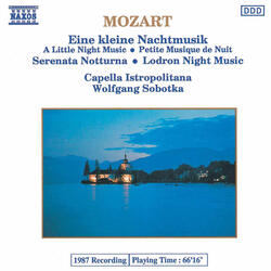 Serenade No. 13 in G major, K. 525, "Eine kleine Nachtmusik" | IV. Rondo: Allegro [Mozart]