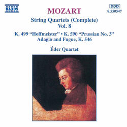String Quartet No. 20 in D major, K. 499, "Hoffmeister" | II. Menuetto: Allegretto [Mozart]