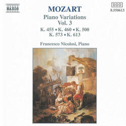 12 Variations in B flat major on an Allegretto, K. 500 | 12 Variations in B flat  major on Allegretto, K. 500 [Mozart]