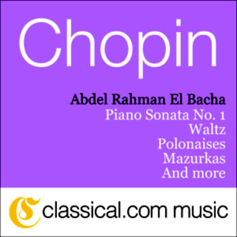 Fryderyk Franciszek Chopin, Piano Sonata No. 1 In C Minor, Op. 4