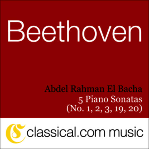 Ludwig van Beethoven, Piano Sonata No. 1 In F Minor, Op. 2 No. 1