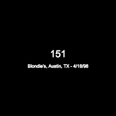 Blondie's, Austin, Tx 04-18-98