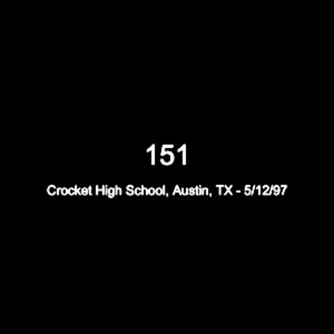Crocket High School Austin, Tx 05-12-97