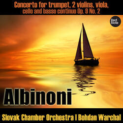 Concerto for Trumpet, 2 violins, viola, cello and basso continuo, Op. 9: No. 2 II. Adagio