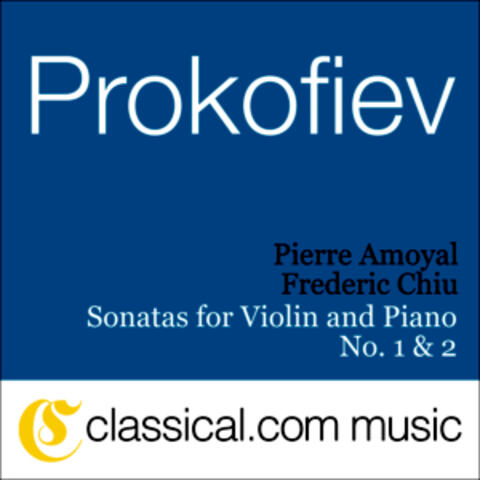 Sergey Prokofiev, Sonata For Violin And Piano No. 1 In F Minor, Op. 80