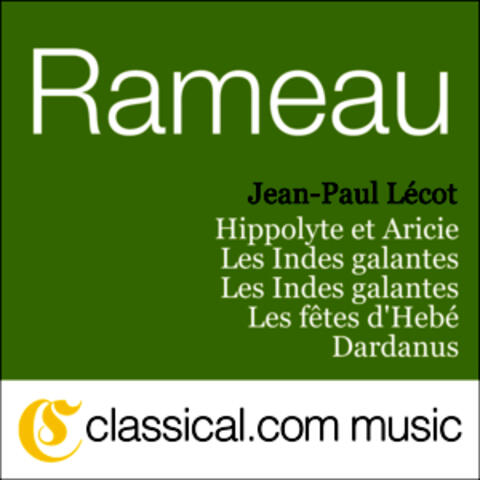 Jean-Philippe Rameau, Hippolyte Et Aricie