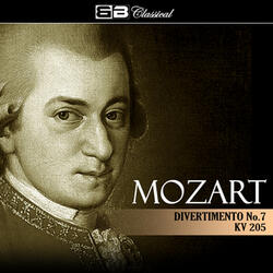 Divertimento No. 7 in D major, K. 205: IV. Menuetto