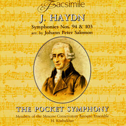F.J.Haydn. Symphony No.103 in E flat major, Hob.I:103, "Drumroll". II - Andante piu tosto allegretto
